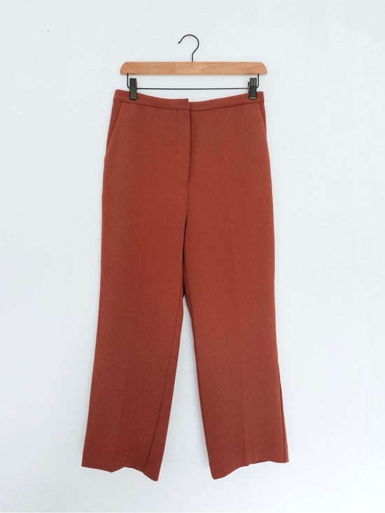 Babaton Pants - Aritzia Babaton Atelier Crop Pant Rust - Size 6